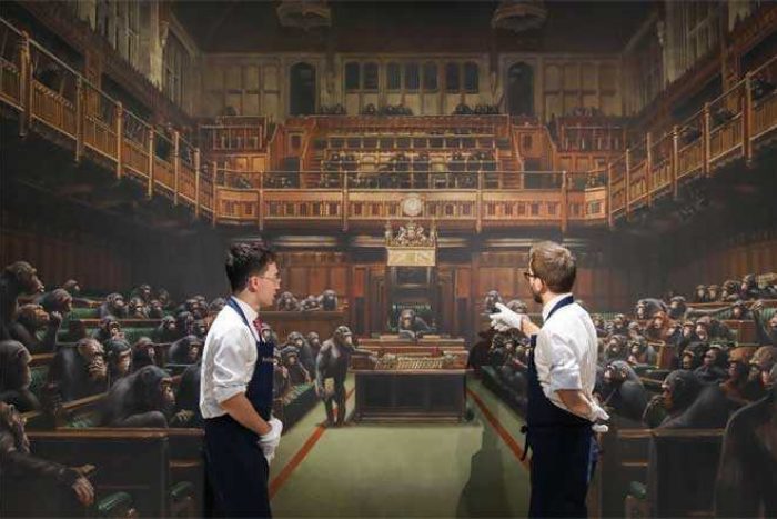 banksy parliament