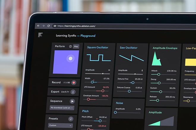 Ableton adds export and record to its Learning Synths in new update