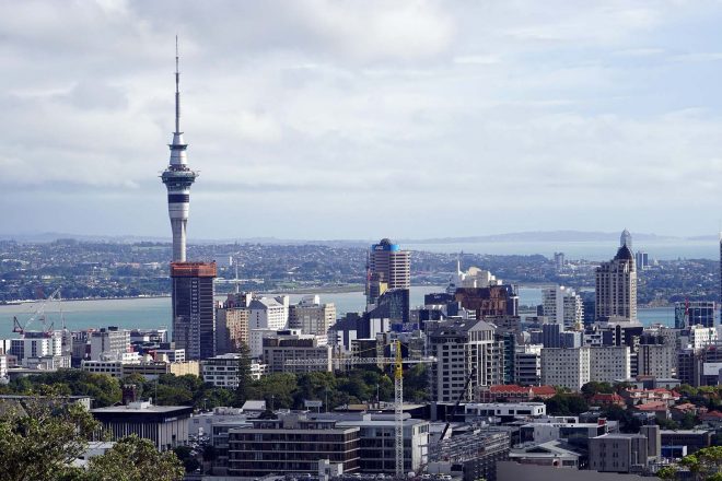 A one-person anti-lockdown protest in New Zealand was broken up by police