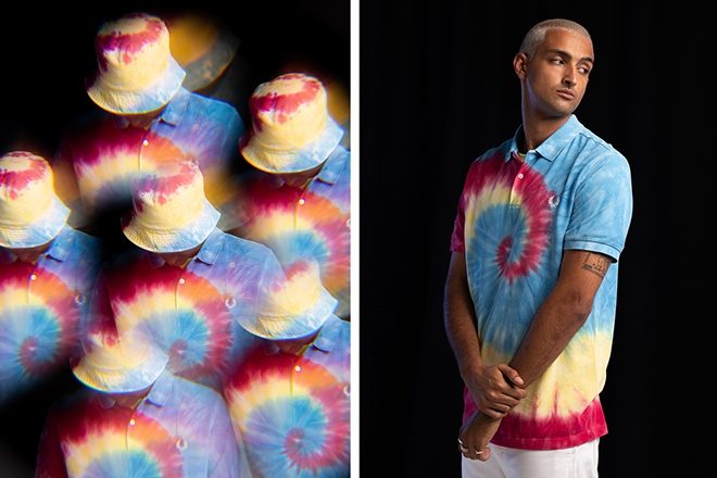 Fred Perry x size? unveil acid house-inspired tie-dye collection