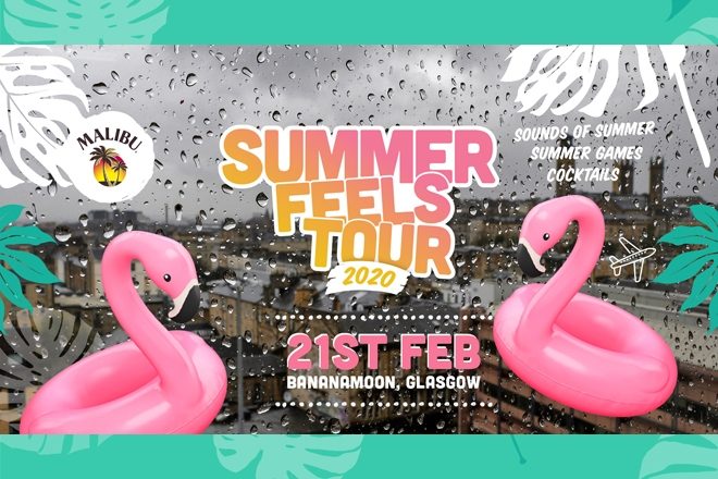 Malibu’s Summer Feels Tour is brightening up the world’s harshest winter locations