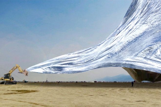 A giant NASA space blanket is heading to Burning Man