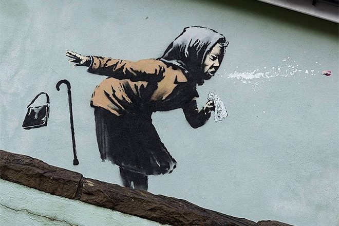 Banksy confirms he's behind sneezing mural in Bristol