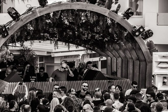 Marco Carola welcomes Paco Osuna for the Music On Show Day Show at El Patio