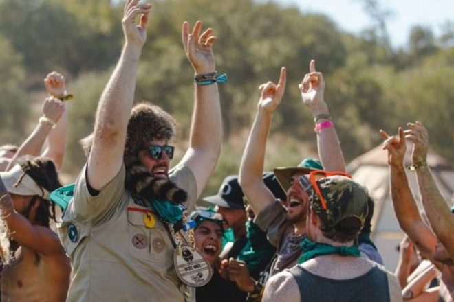 Make tie-dye with Mikey Lion and jog with Justin Martin at Dirtybird Campout