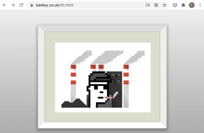 Fake Banksy NFT sold for £244k in website hack