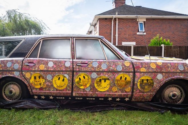 ​Car installation celebrating UK rave culture shut down after one night