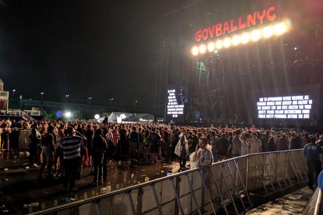 Riots break out as Governors Ball is evacuated due to storms