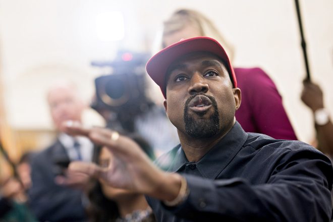 Kanye West denies being involved with anti-Democrat party 'Blexit' design