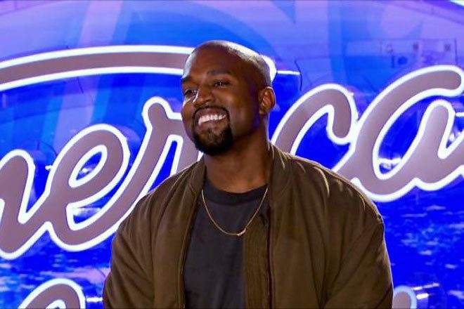 Watch Kanye West try his luck on American Idol 