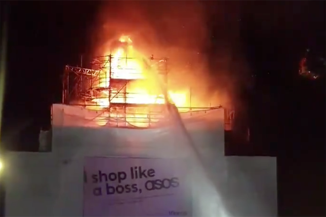 Camden's KOKO venue is on fire
