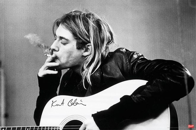 Six strands of Kurt Cobain’s hair have sold for more than $14,000