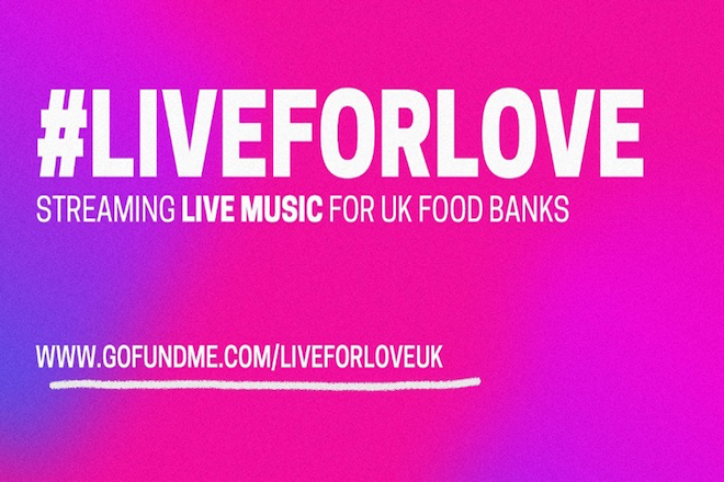Charitable livestreaming campaign #LIVEFORLOVE has raised nearly £40,000 for UK food banks