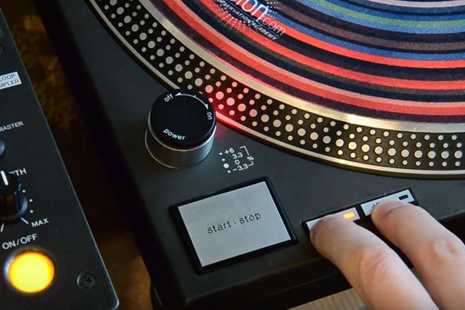 This modded Technics deck works as a standalone DVS player