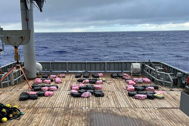 New Zealand police find 3.2 tonnes of cocaine in Pacific Ocean