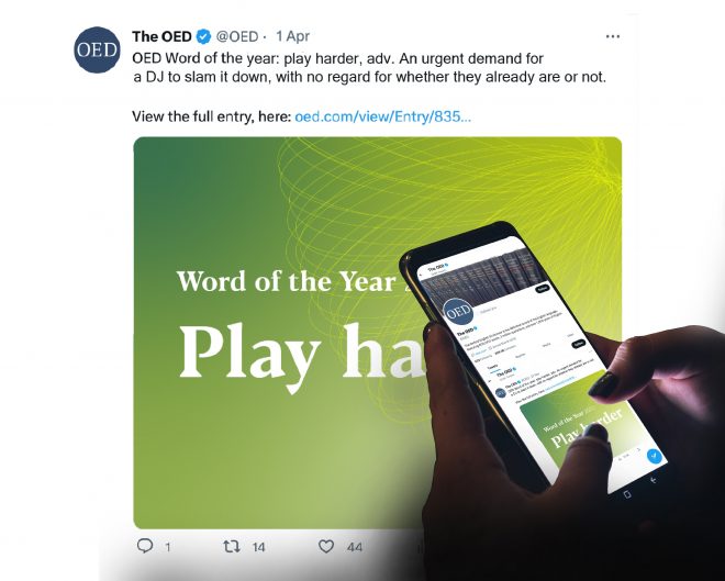 ‘Play harder’ voted as Oxford English Dictionary’s Word of the Year