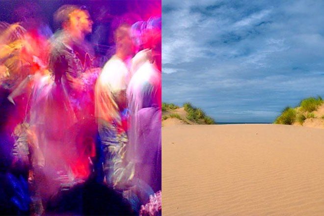 Police caught 100 people having an illegal beach rave on a National Trust site