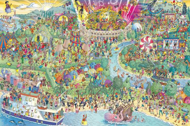 Daft Punk have been given the 'Where's Wally?' treatment