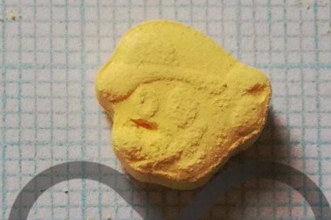 Yellow 'Super Mario' pills contain the dangerous chemical N-ethylpentylone