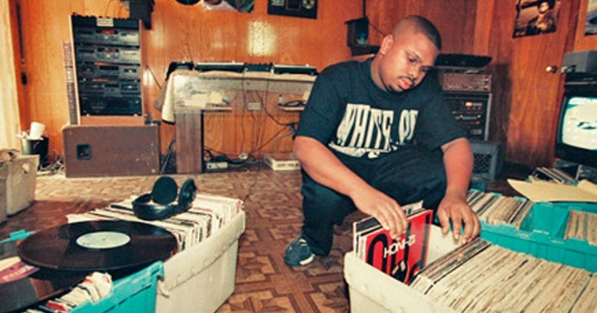 Dj Screw en su estudio