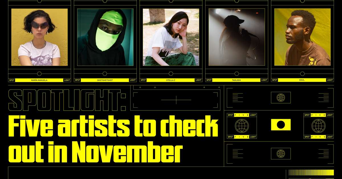 Spotlight: Five artists to check out in November 2024