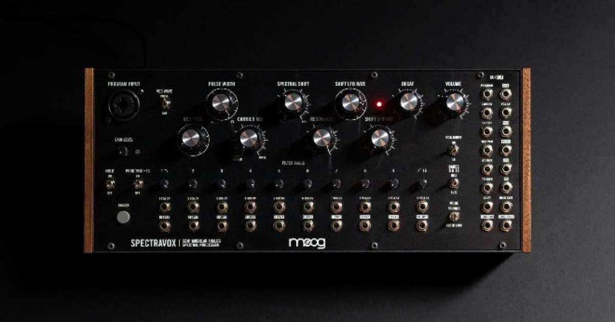 Moog releases “groundbreaking" Spectravox analogue processor