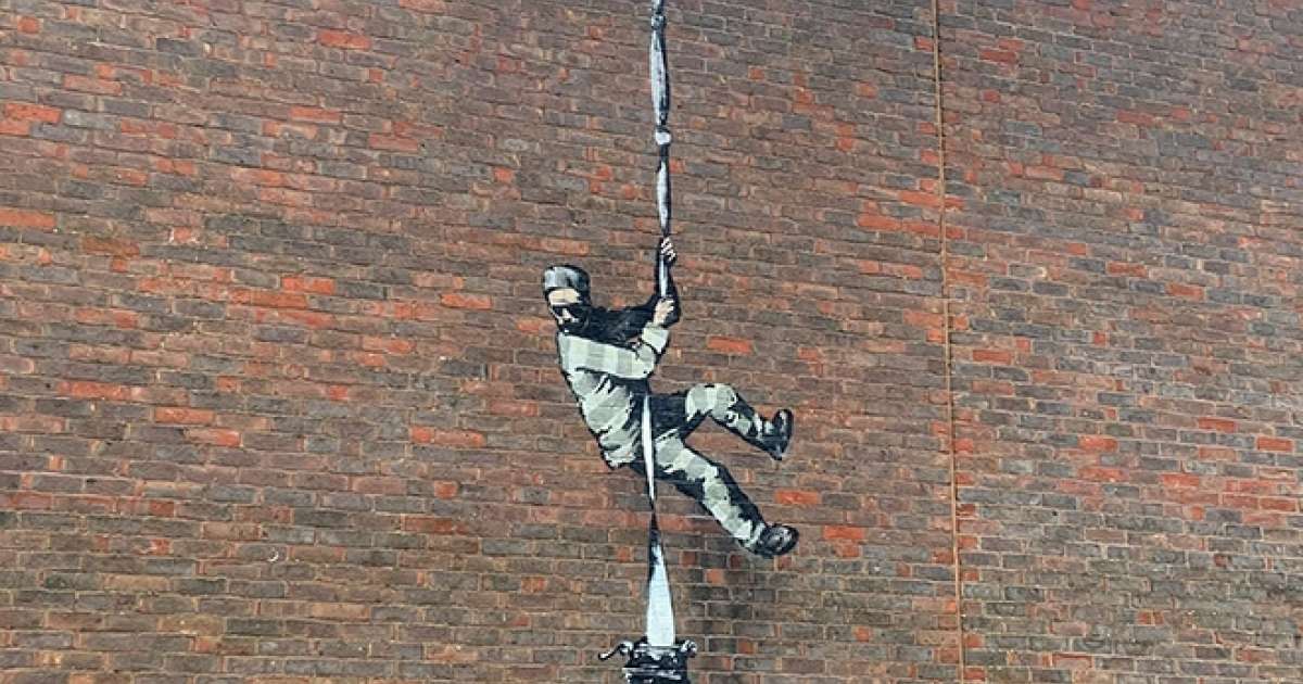 Banksy confirms he created artwork on the walls of Reading Prison ...