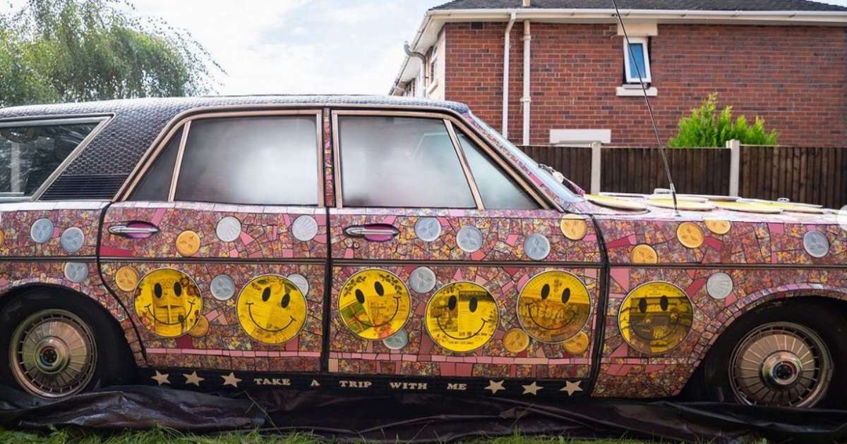 ​Car installation celebrating UK rave culture shut down after one night