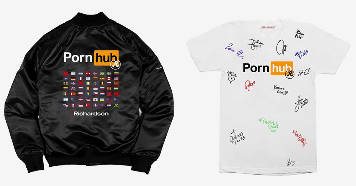Pornhub has launched a new fashion collection.