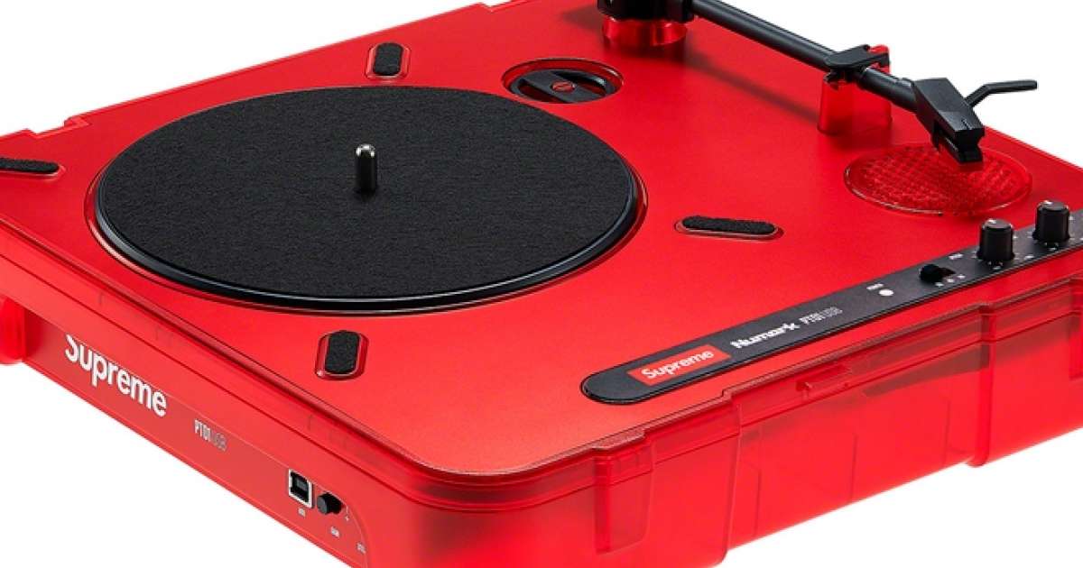 DJ機器Supreme Numark Portable Turntable - ターンテーブル
