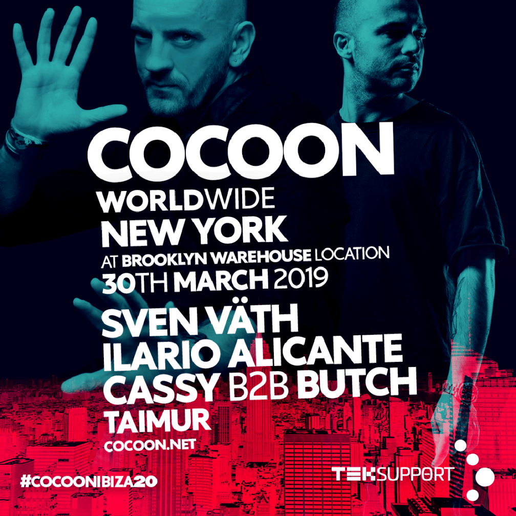 Sven V th returns to NYC for a Cocoon Showcase with Teksupport