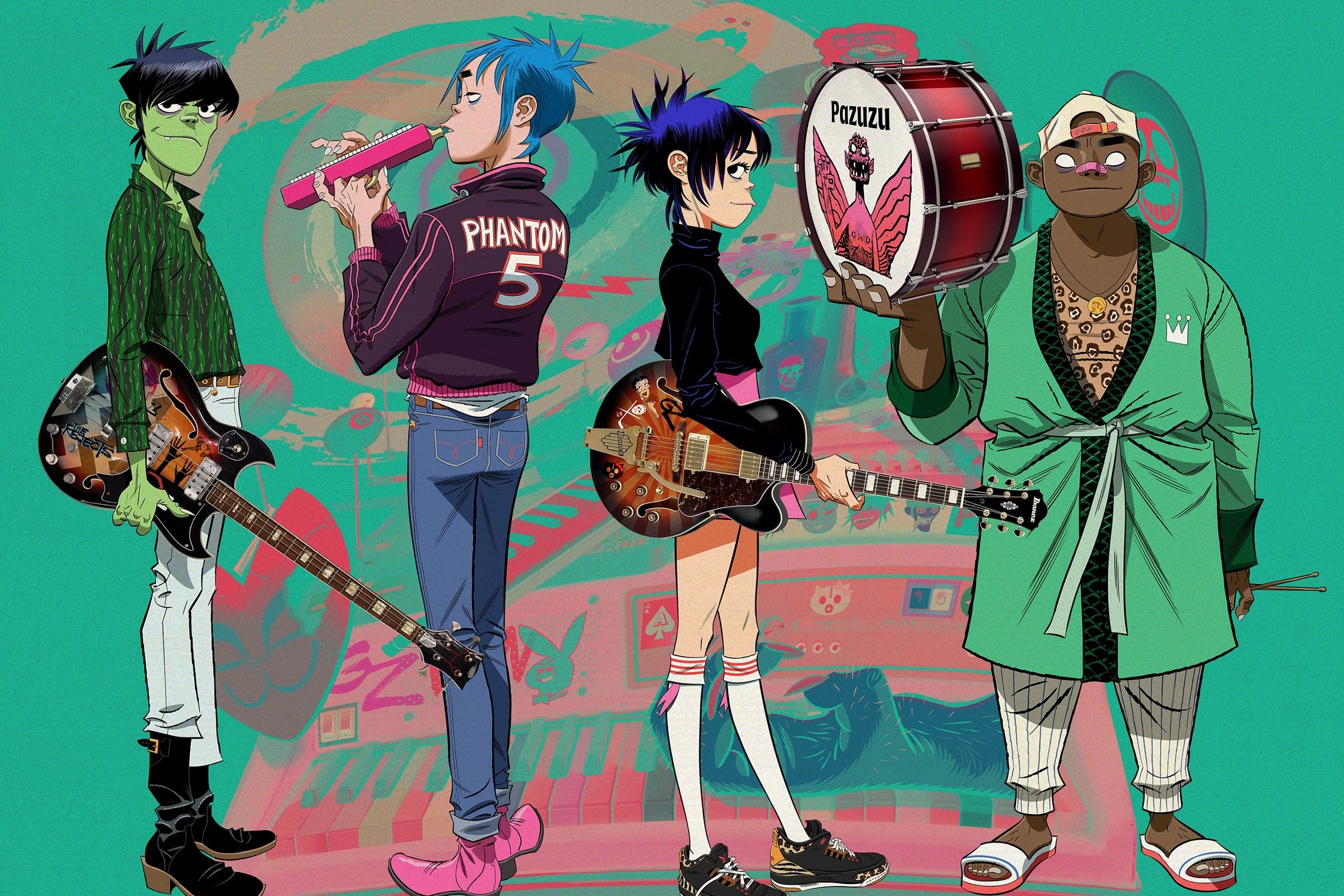 "We do exist" How virtual band Gorillaz sparked the live music