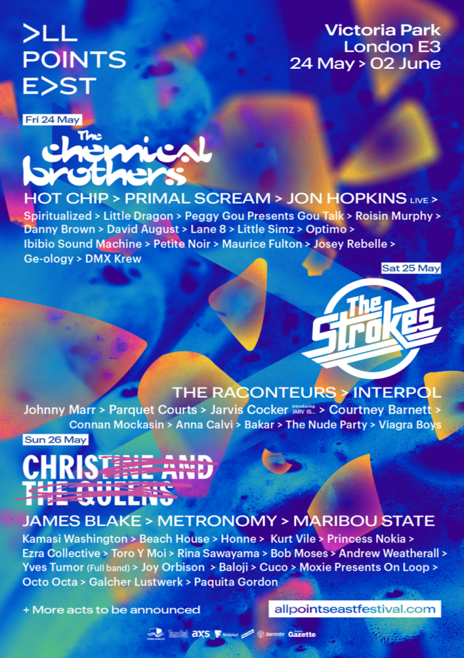 Peggy Gou and Jon Hopkins join The Chemical Brothers at All Points East