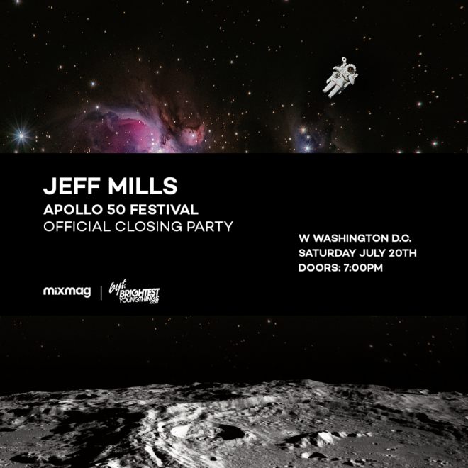 Jeff Mills to play Apollo 50 Festival closing party in Washington DC