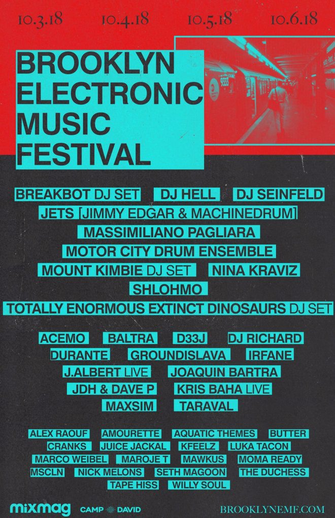 Brooklyn Electronic Music Festival unveils full line-up featuring Nina Kraviz, MCDE