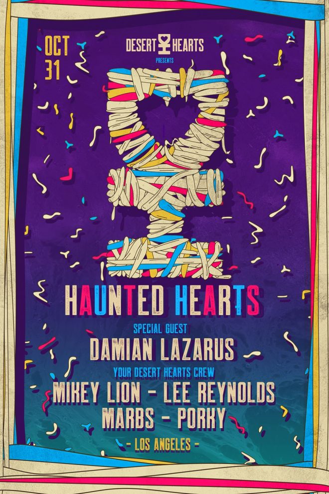 Desert Hearts announces Haunted Hearts in LA with Damian Lazarus, Mikey Lion