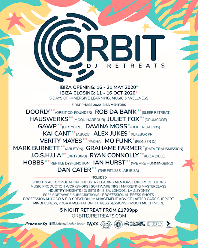 Orbit DJ Retreats returns to Ibiza for its second year