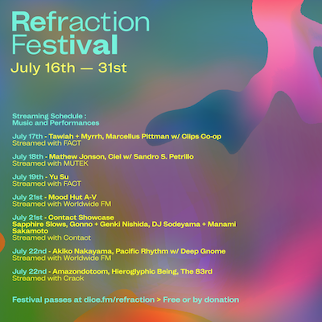 Refraction Festival kicks off this weekend with sets from Mathew Jonson, Ciel, Yu Su and more