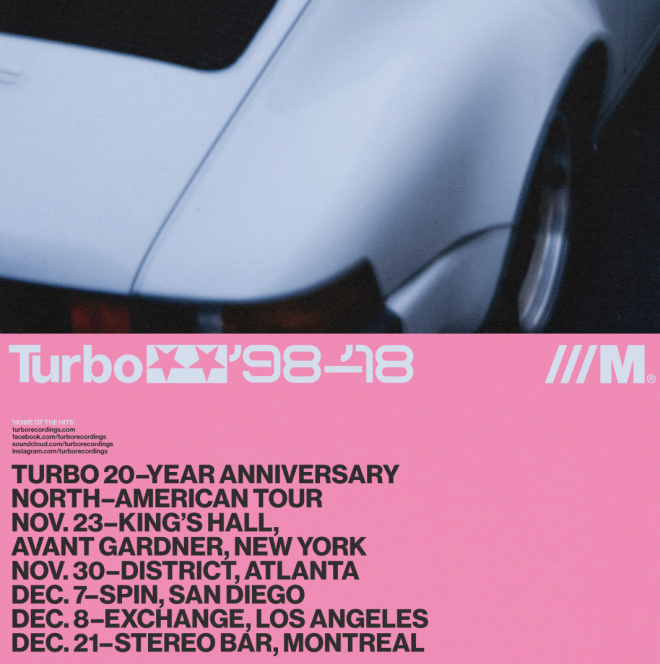 ​Tiga celebrates 20 years of Turbo Recordings with North American Tour