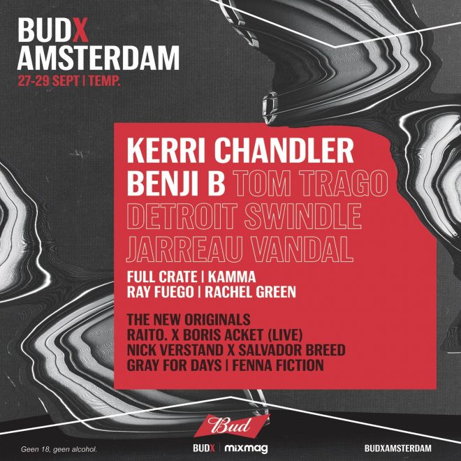 Kerri Chandler and Benji B to headline BUDX Amsterdam