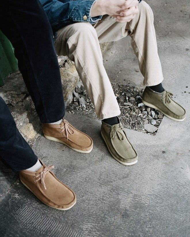 Carhartt WIP has collaborated with Clarks Originals to rework the iconic Wallabee
