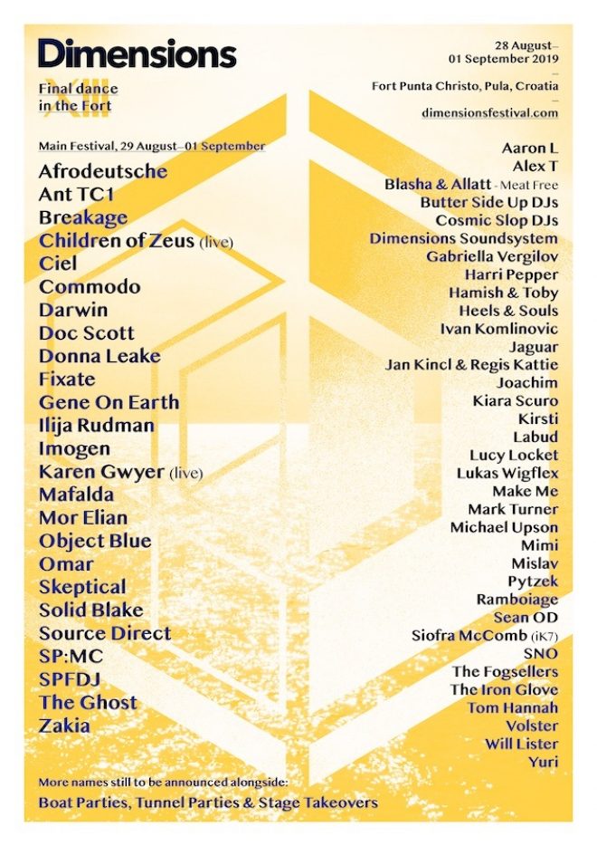 Dimensions Festival drops first names on its 2019 line-up