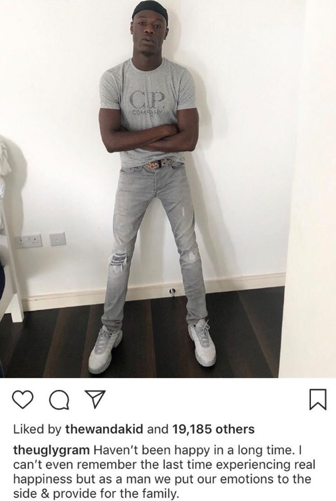 J Hus has denied being in possession of a knife
