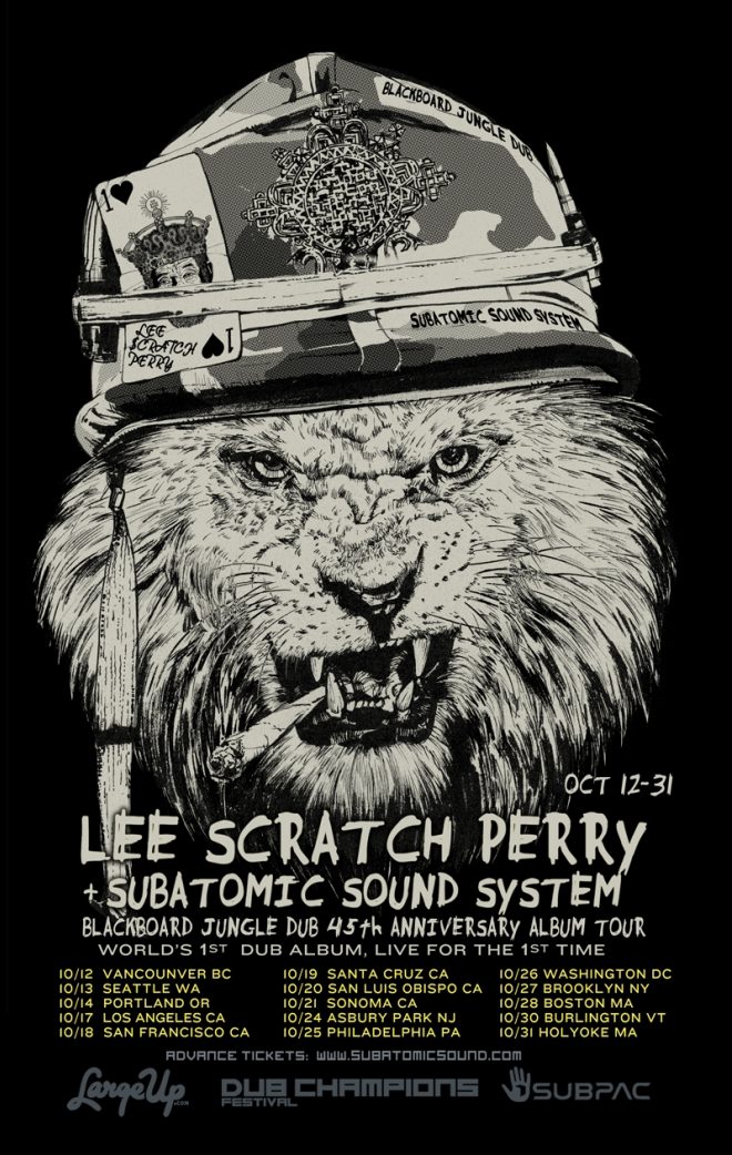 Lee “Scratch” Perry embarks on 'Blackboard Jungle Dub' 45th Anniversary Tour