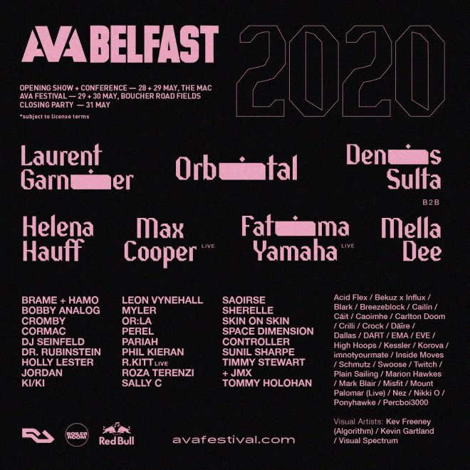 AVA is bringing Laurent Garnier, Orbital and Saoirse to Belfast